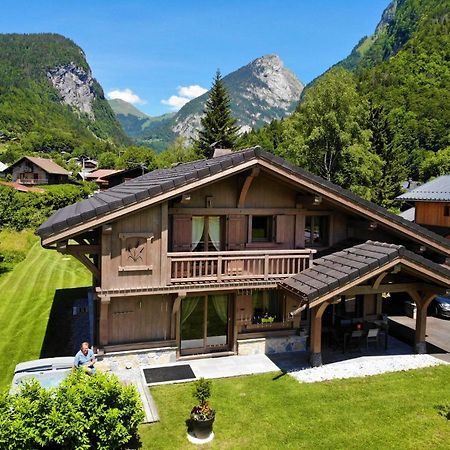 Вилла Chalet Luxe Les Melezes Самоен Экстерьер фото