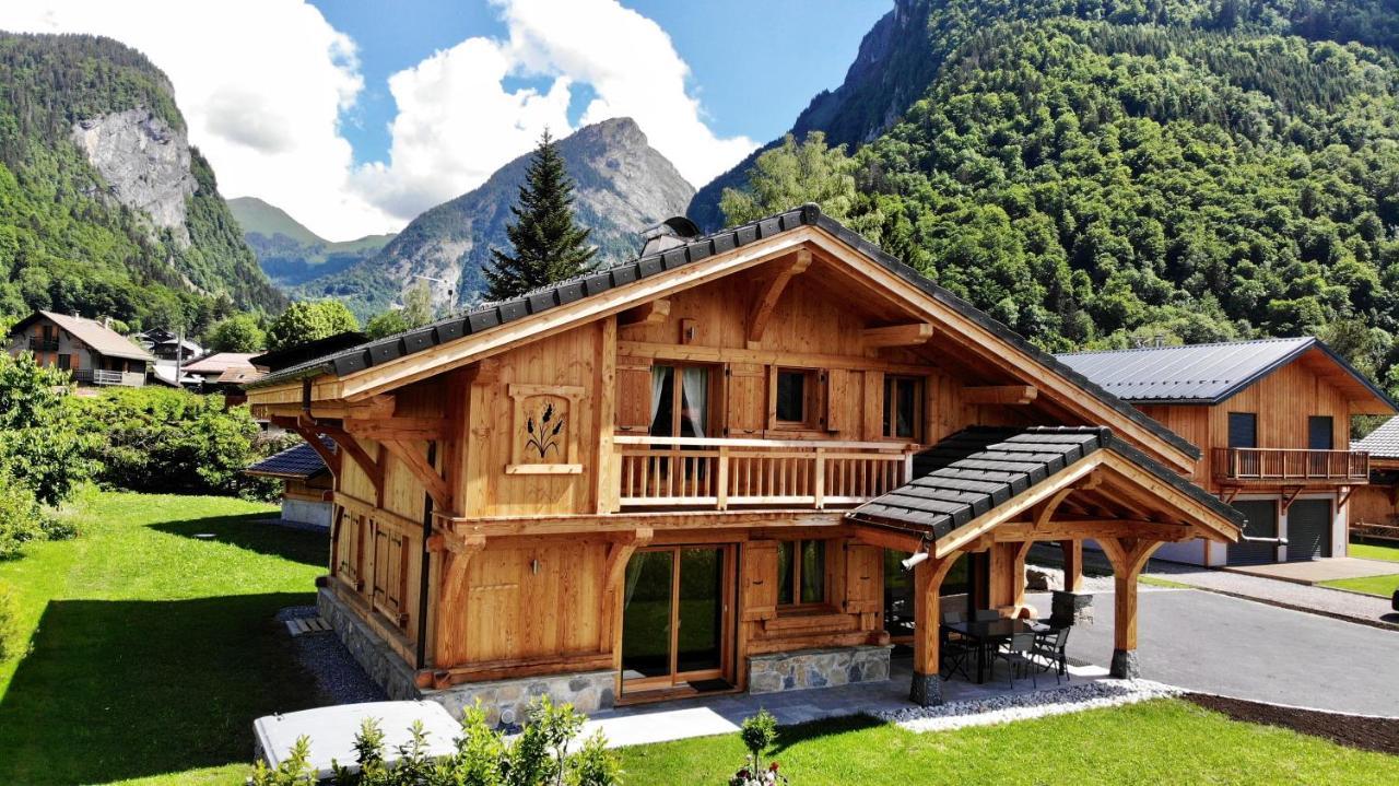 Вилла Chalet Luxe Les Melezes Самоен Экстерьер фото